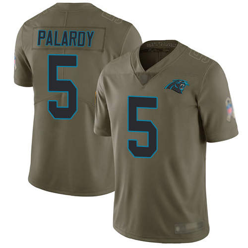 Carolina Panthers Limited Olive Men Michael Palardy Jersey NFL Football #5 2017 Salute to Service
